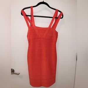 Herve Leger - Blush Pink Bandage Dress